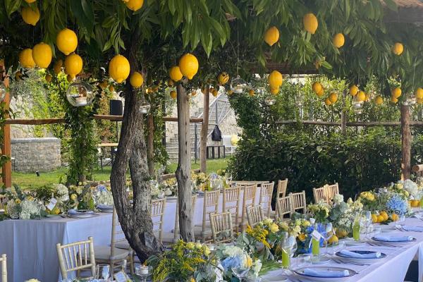 Private events and destination weddings at Palazzo Pascal on the Amalfi Coast